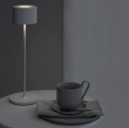 Mobile LED Table Lamp in Grey