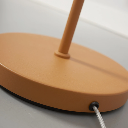 Mustard Yellow Iron Floor Lamp