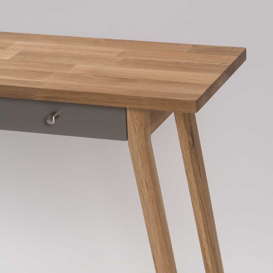 Classic Oak Hall Console Table in Three Styles