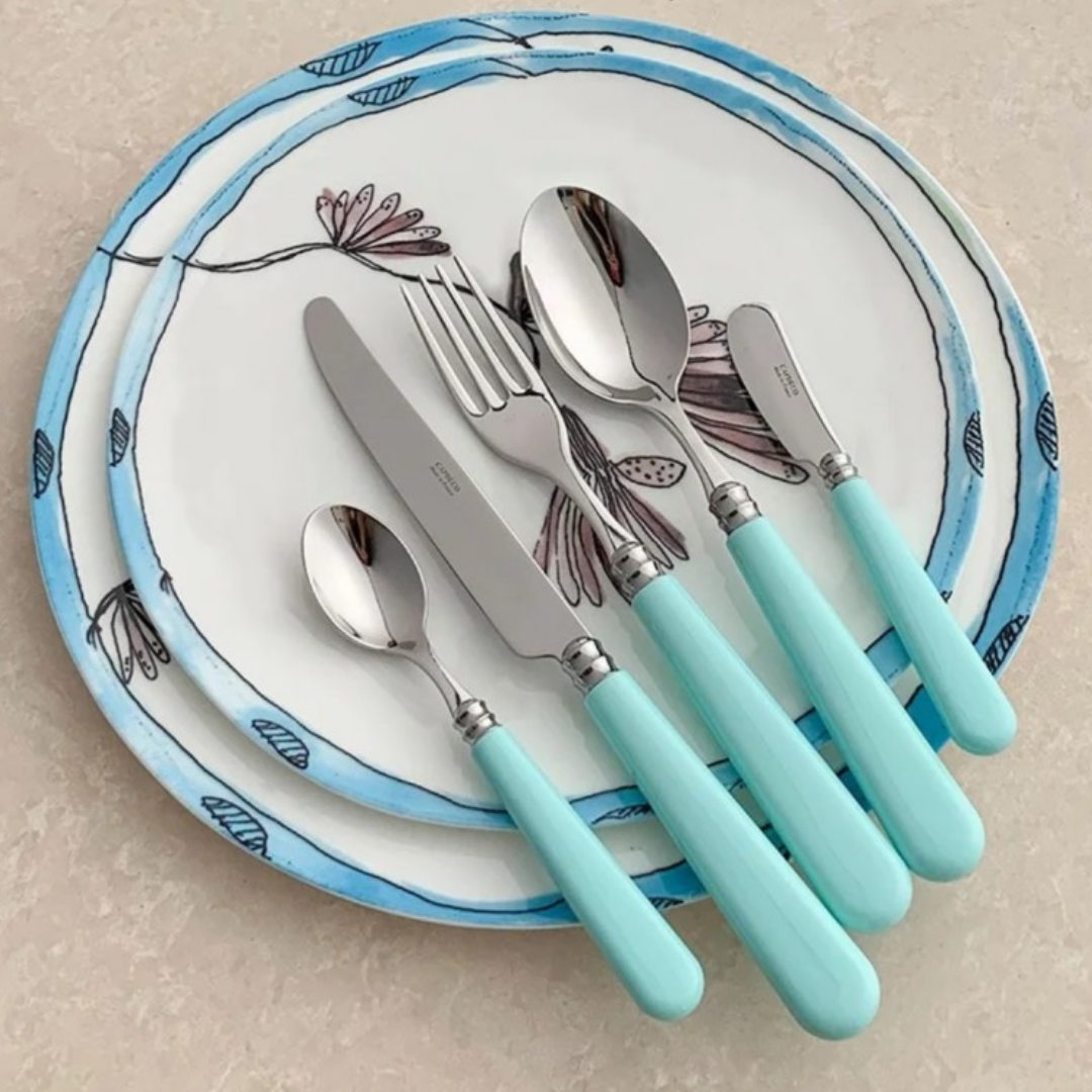 Solid Dinner Knife French Blade in 7 Colours