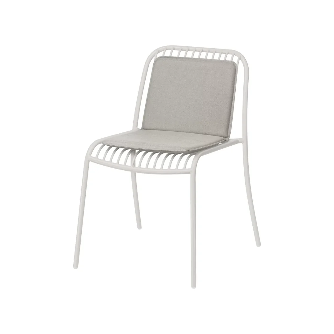Outdoor Wire Chair Armless with Seat Rest in 2 Colours