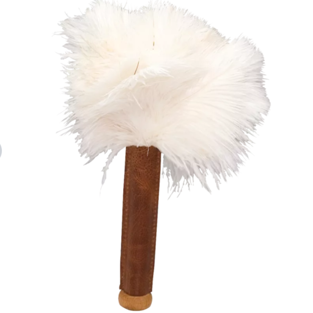 White Ostrich Feather Duster in 2 Sizes