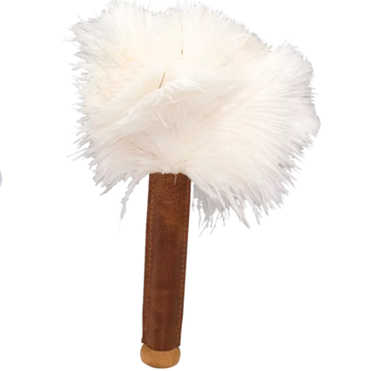 White Ostrich Feather Duster in 2 Sizes