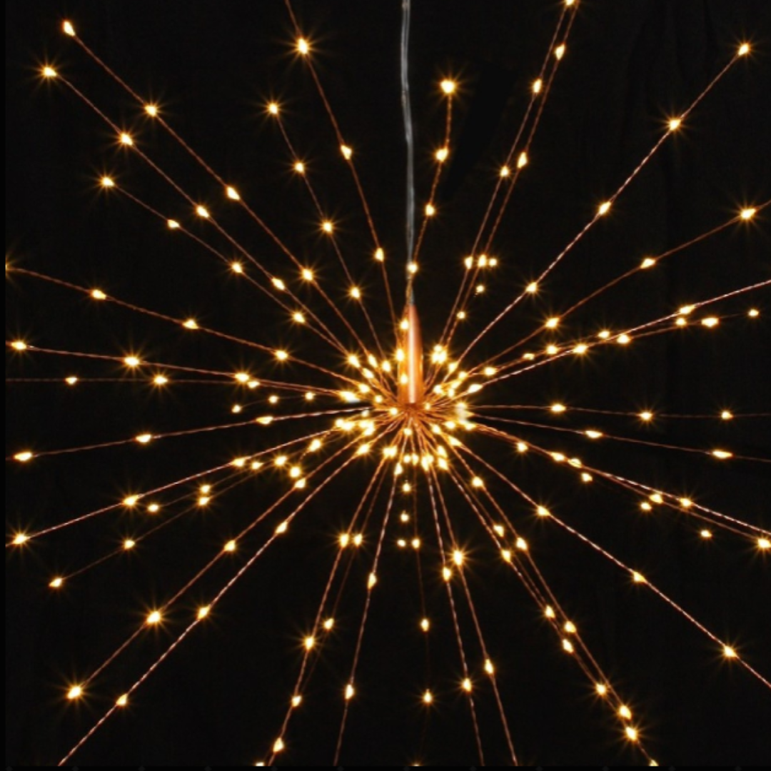 LED Copper Starburst in 3 Sizes