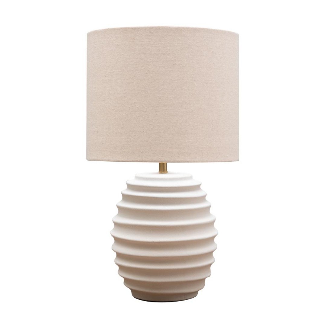 White Architectural Table Lamp