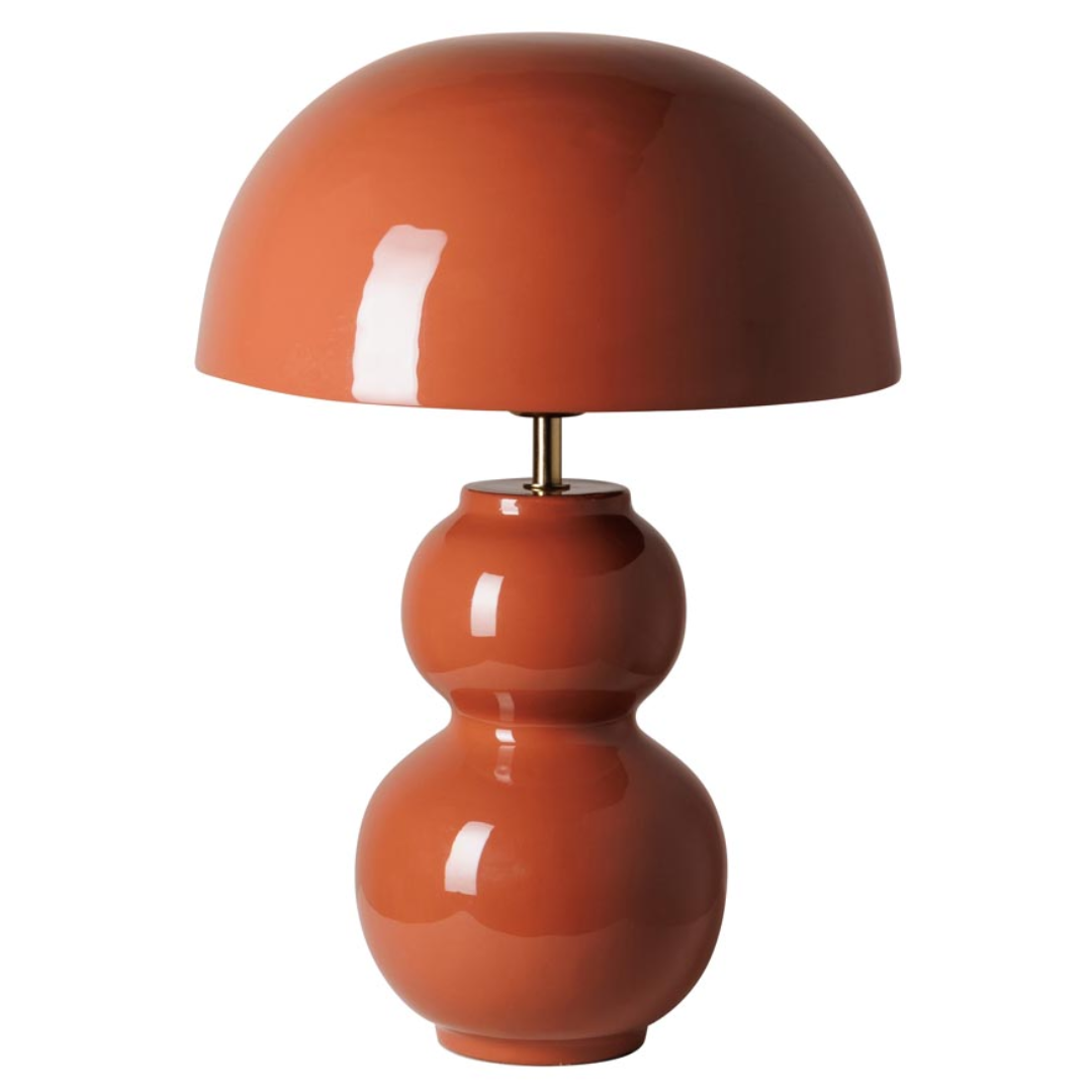 Lacquered Bulb Table Lamp in 2 Colours