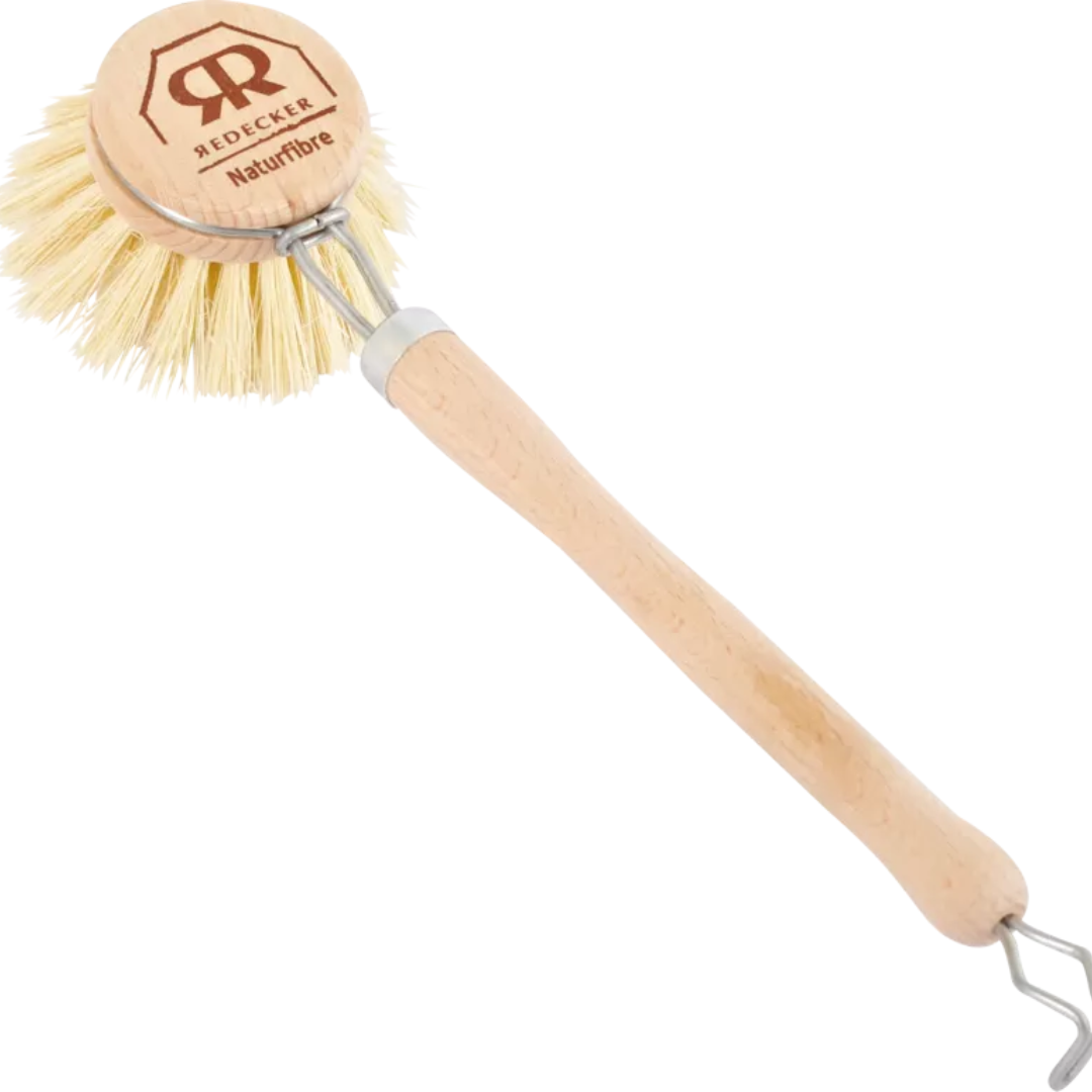 Round Dish Brush Set with Handle