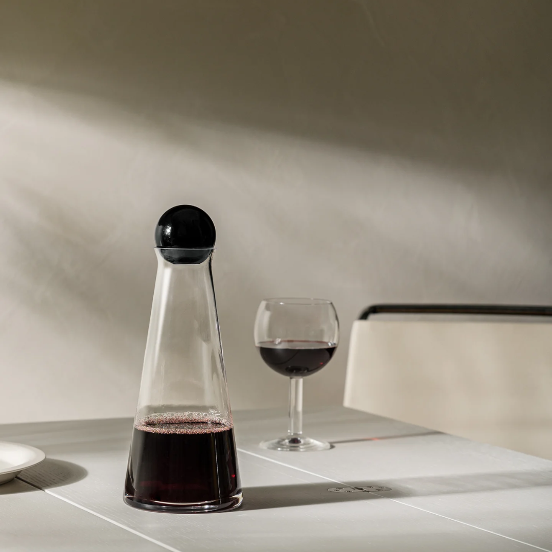 Large Carafe with Ball Stopper in 3 Colours