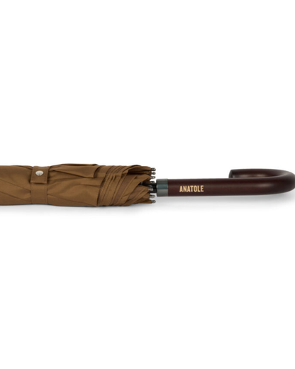 Caramel Umbrella with Wood Handle