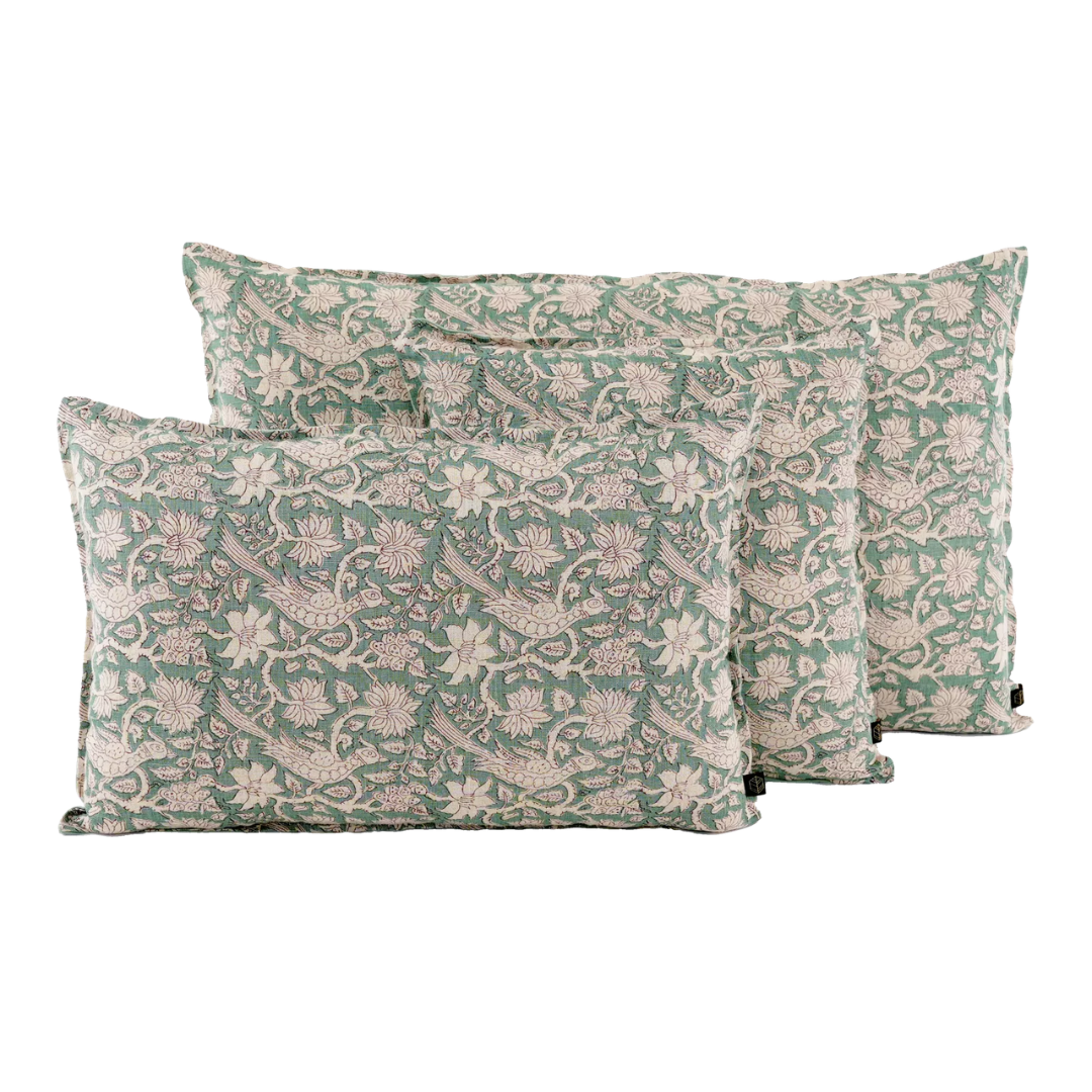 Jaipur Cushion 40 x 60cm in Sage