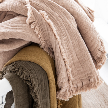Vanly Cotton Throw - 4 colours