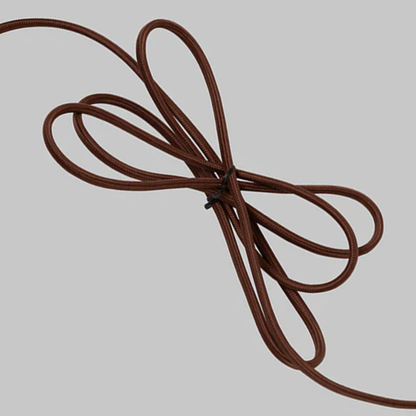 Burgundy Table Lamp with Wood Base