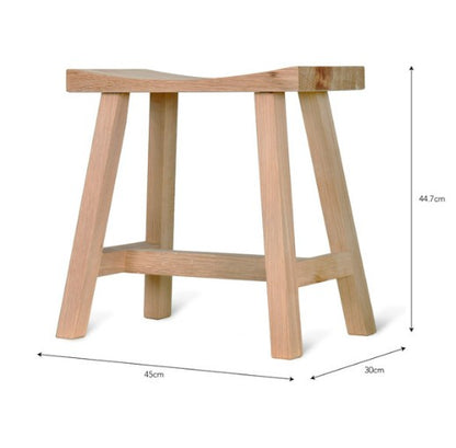 Small Stool in Oak