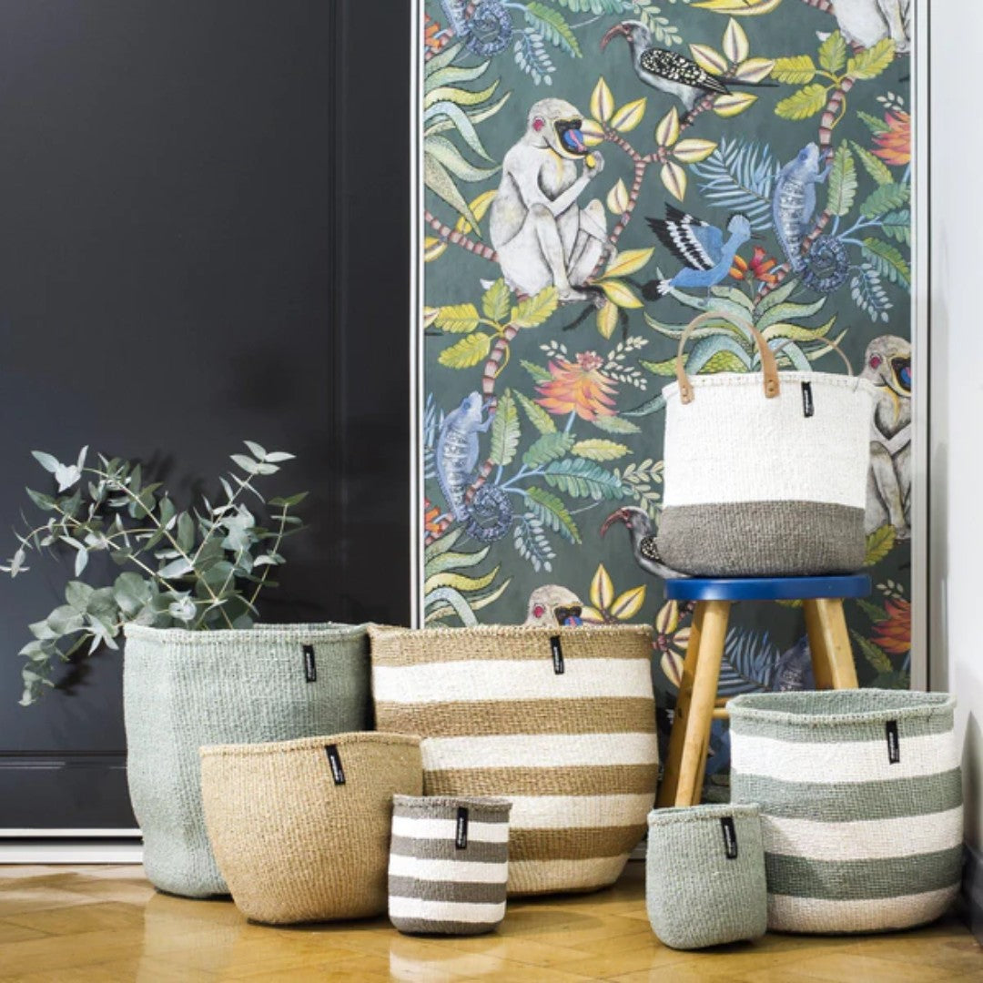 Large Basket Light Green