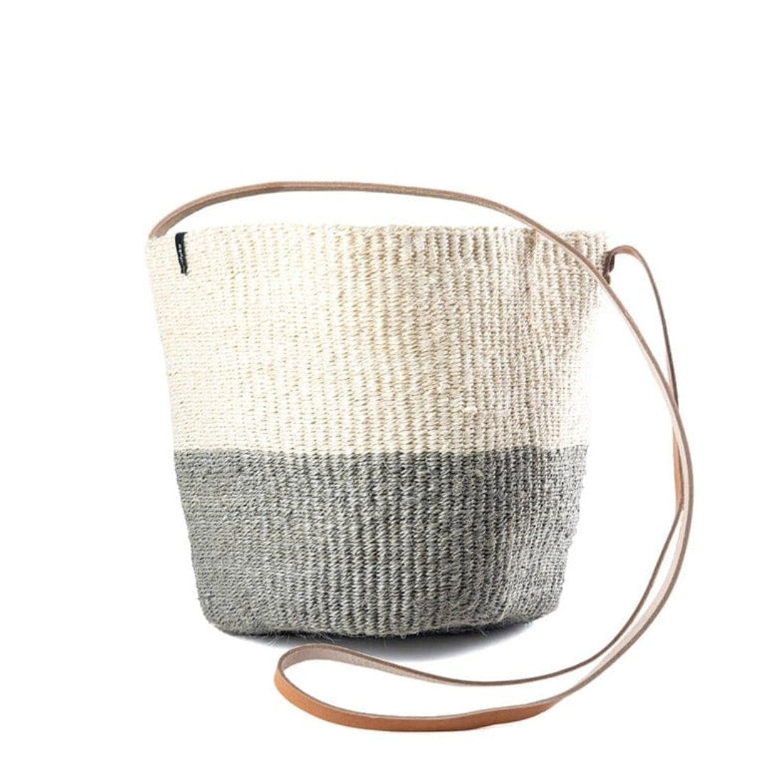 Hanging Basket Natural and Light Grey
