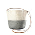 Hanging Basket Natural and Light Grey