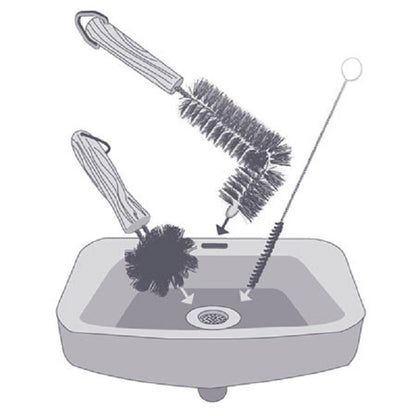 sink cleaning brush set for your bathroom or kitchen sink 