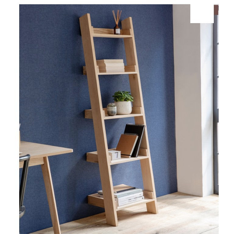Oak Shelf Ladder - OFFICE
