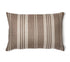 Striped Linen Brown Cushion