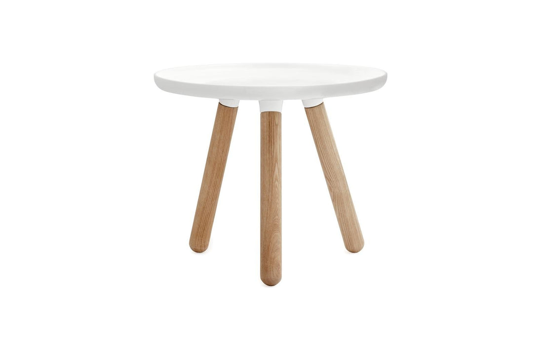 White Side Table 42cm x 50cm