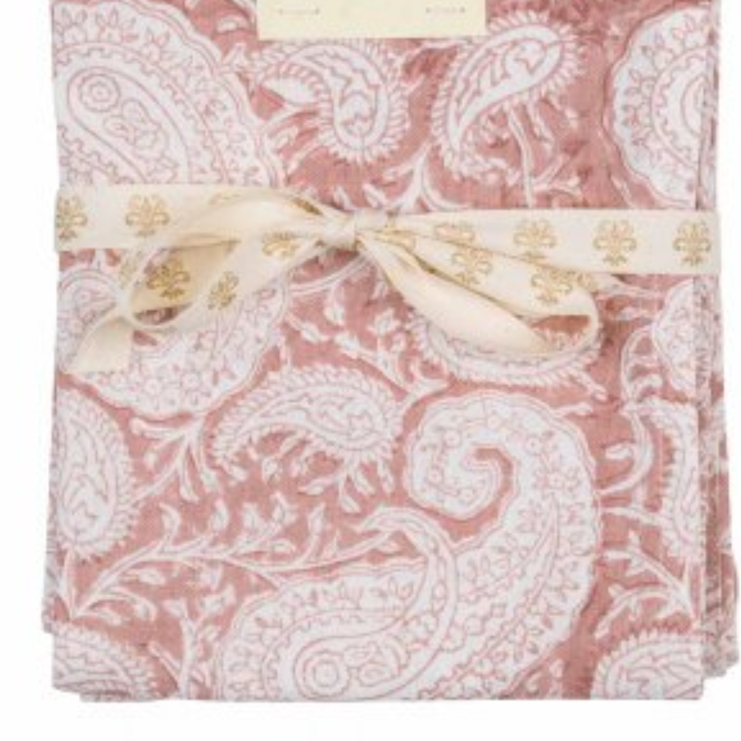 Big Paisley Napkin Set of 4 in 8 colours