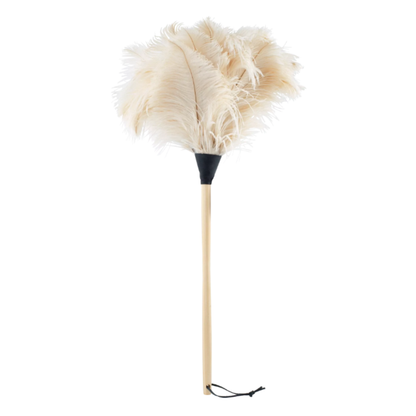 White Ostrich Feather Duster in 2 Sizes