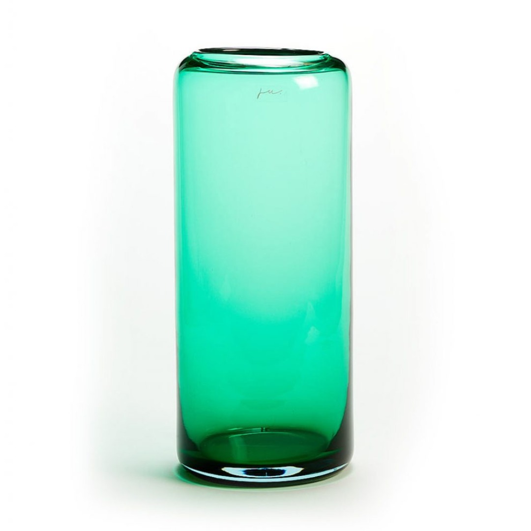 Tall Glass Hurricane Vase in 7 Colours