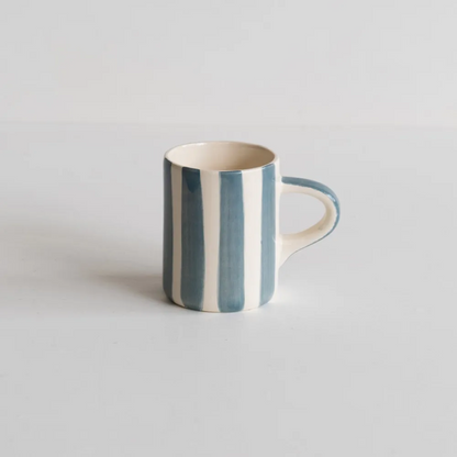 Ceramic Espresso Candy Stripe