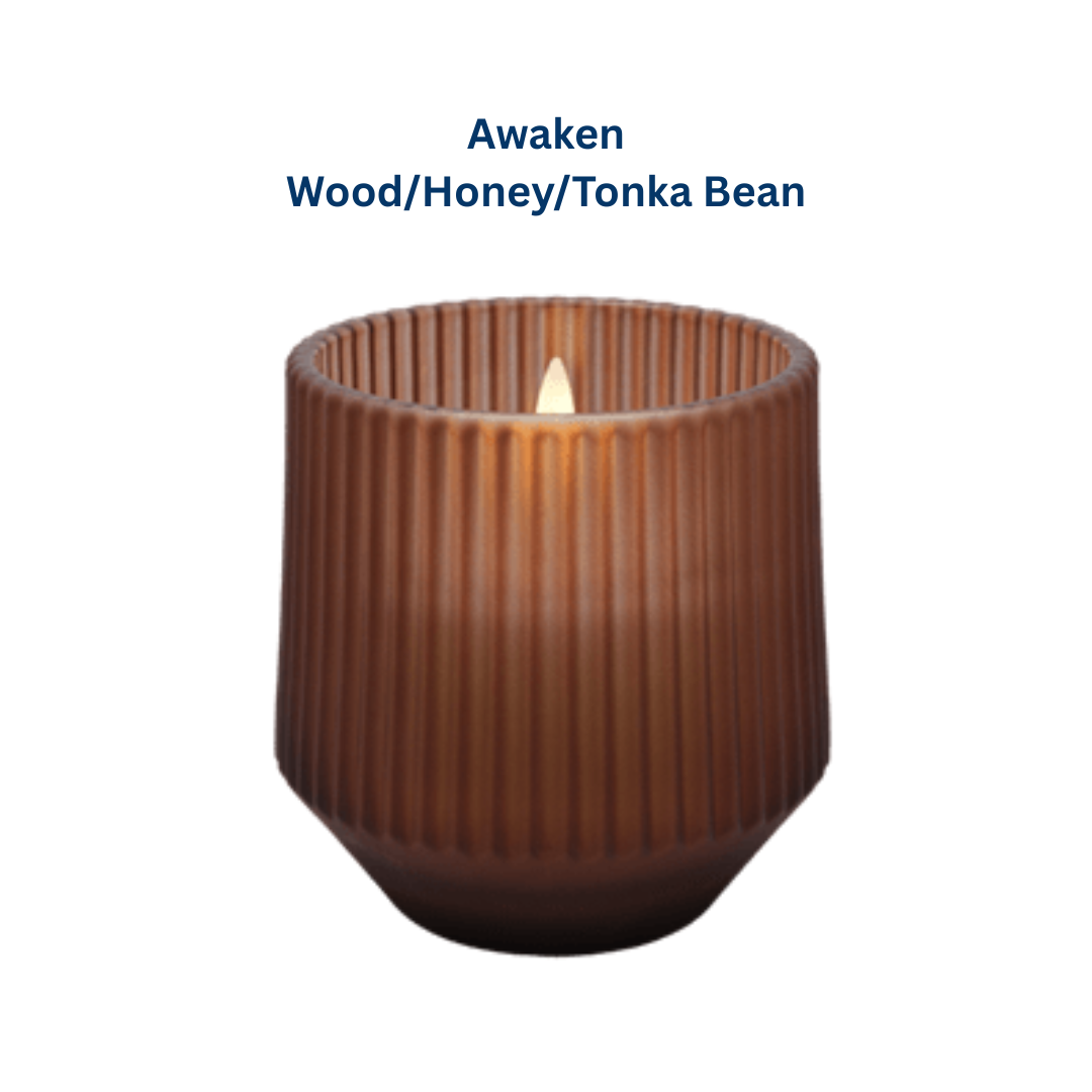 LED Scented Glass Candle in 4 Scents