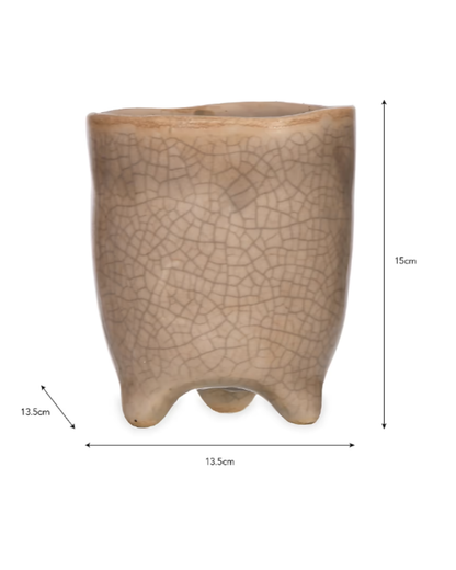 Stone Ceramic Plant Pot in 3 Sizes