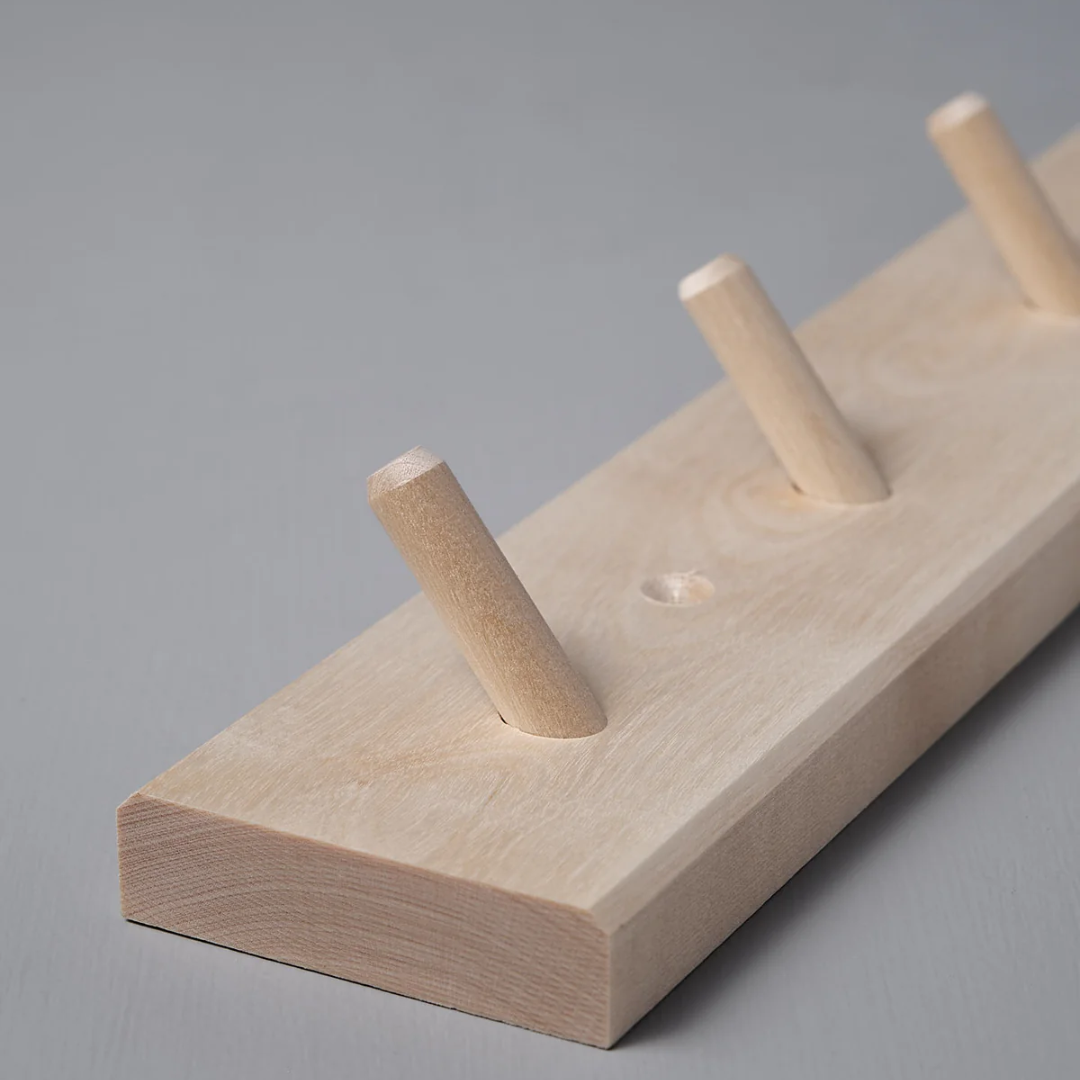 Angled Peg Rail in 3 Sizes