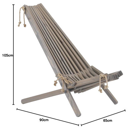 Grey Oiled Pine Eco Chair
