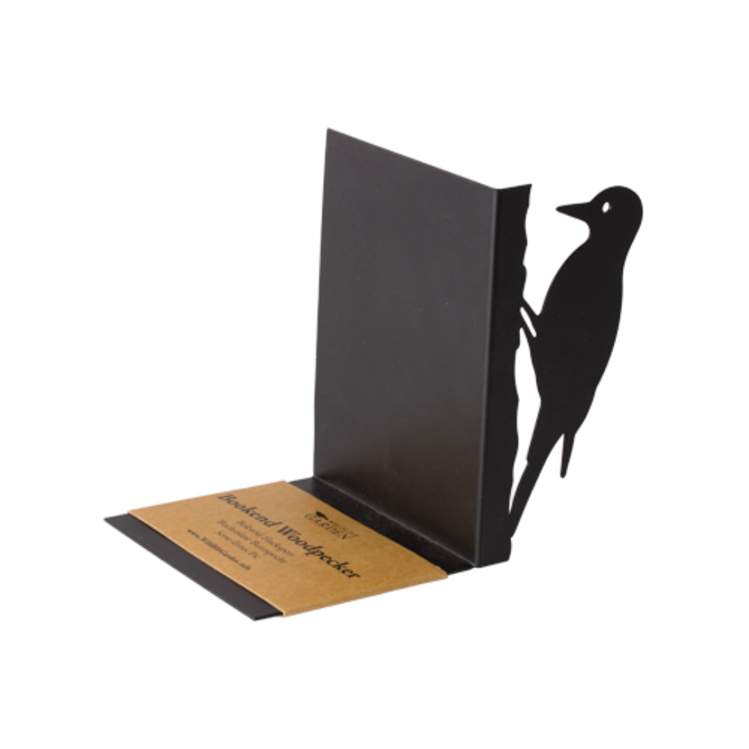Silhouette Woodpecker Bookends
