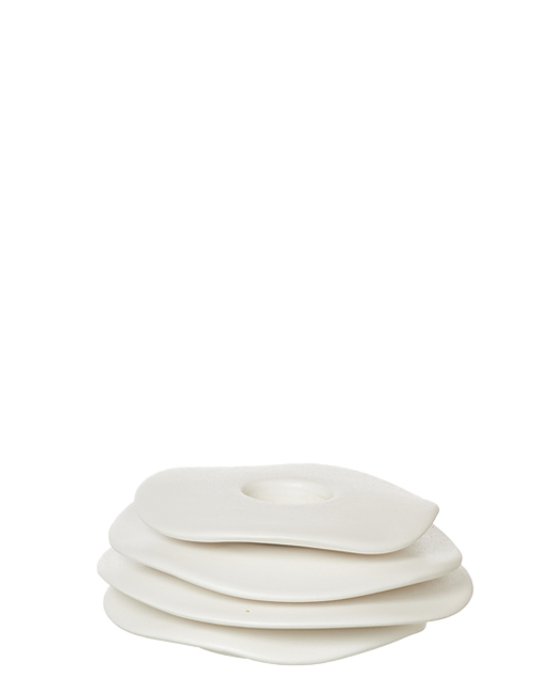 Layered Ceramic Candle Holder in 3 Colours