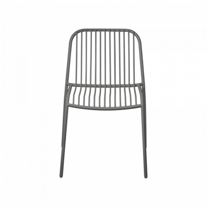 Outdoor Wire Chair Armless with Seat Rest in 2 Colours
