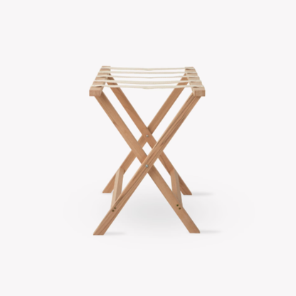 Folding Luggage Rack in Beech