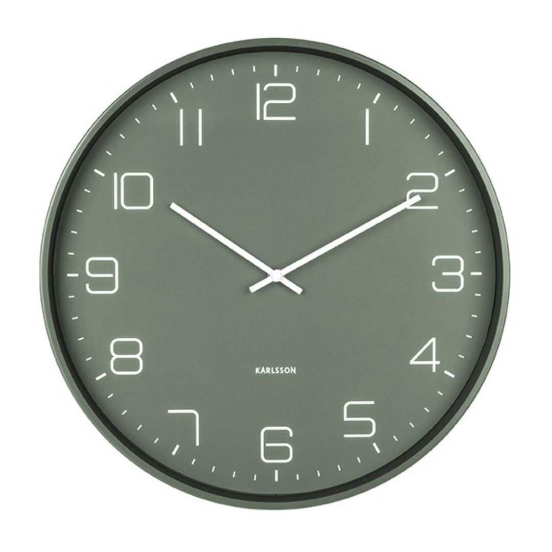 Wall Clock in Matt White