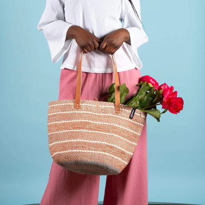 Pamba Shopper / Basket Medium - Terracotta