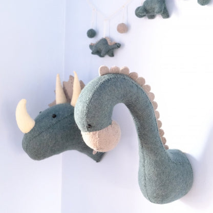 Mini Felt Diplodocus Head