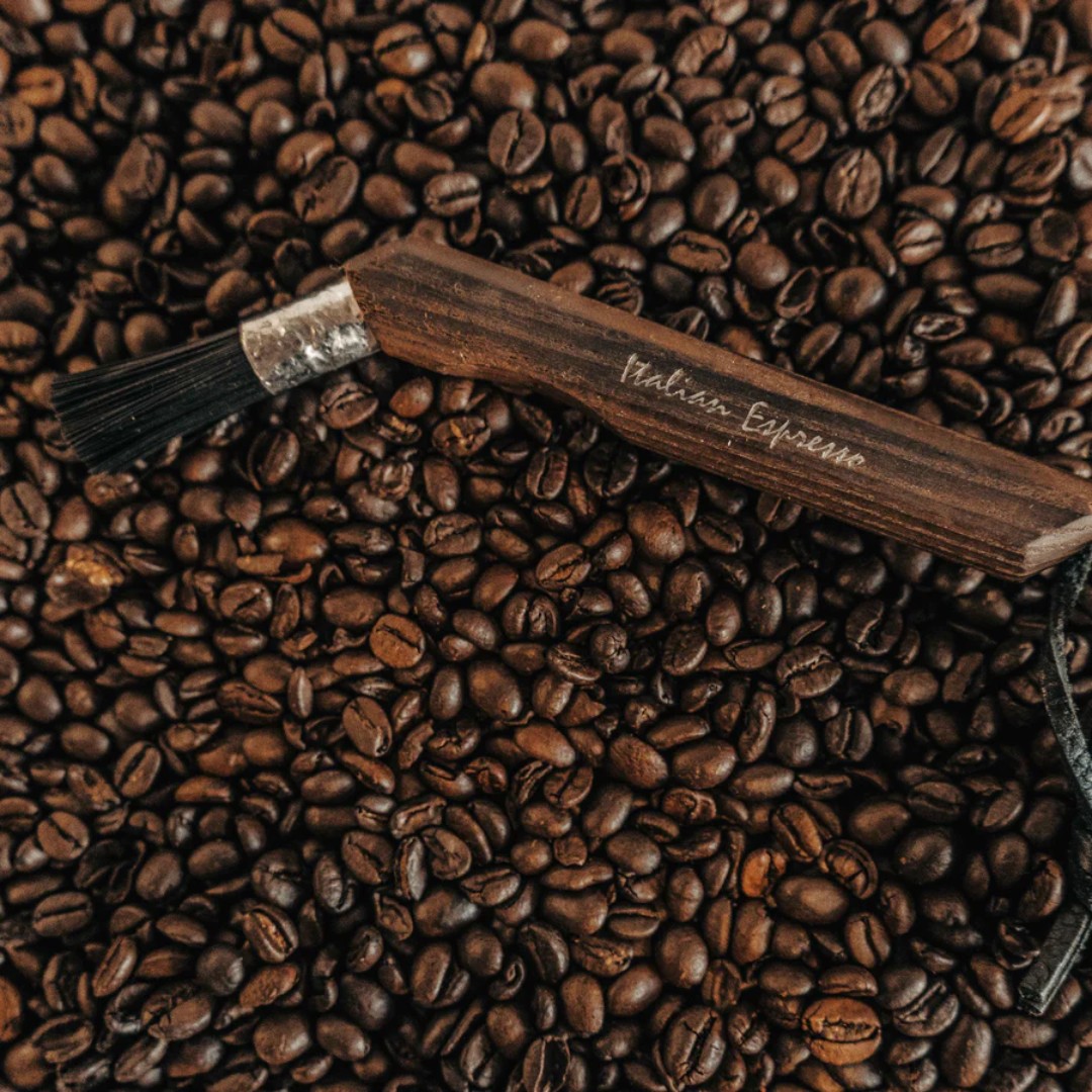 Espresso Maker Brush with Curved Grip