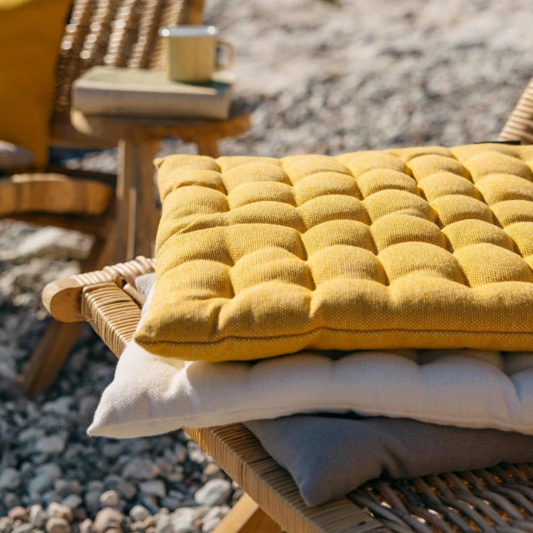 White Seat Cushion