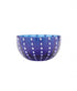 Glass Bowl in Blue with Dot Pattern