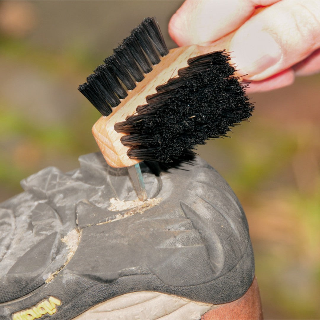 Shoe cleaning brush for your sports boots and hiking shoes 