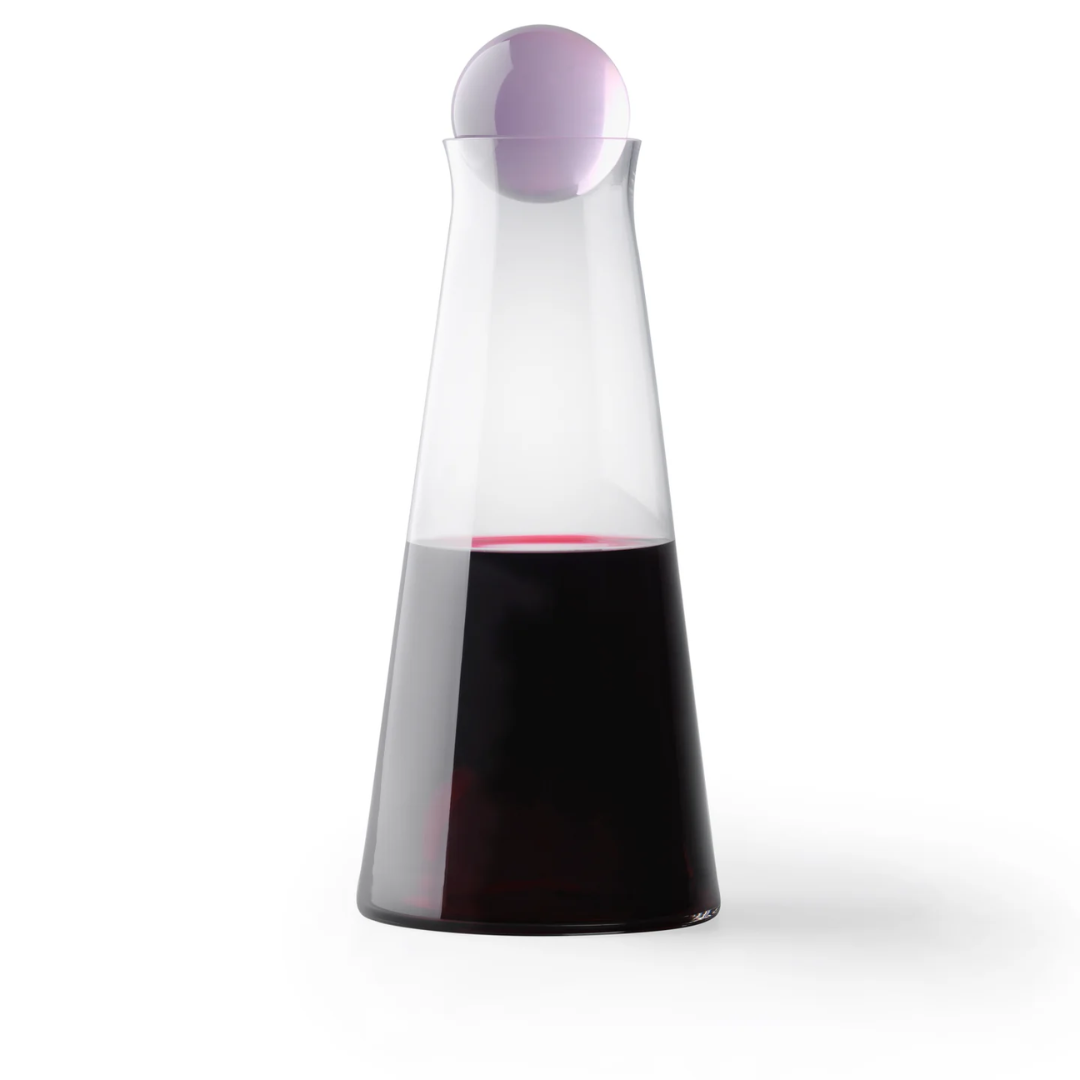Large Carafe with Ball Stopper in 3 Colours