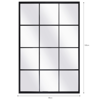 Indoor/Outdoor Window Pane Mirror in 3 Sizes