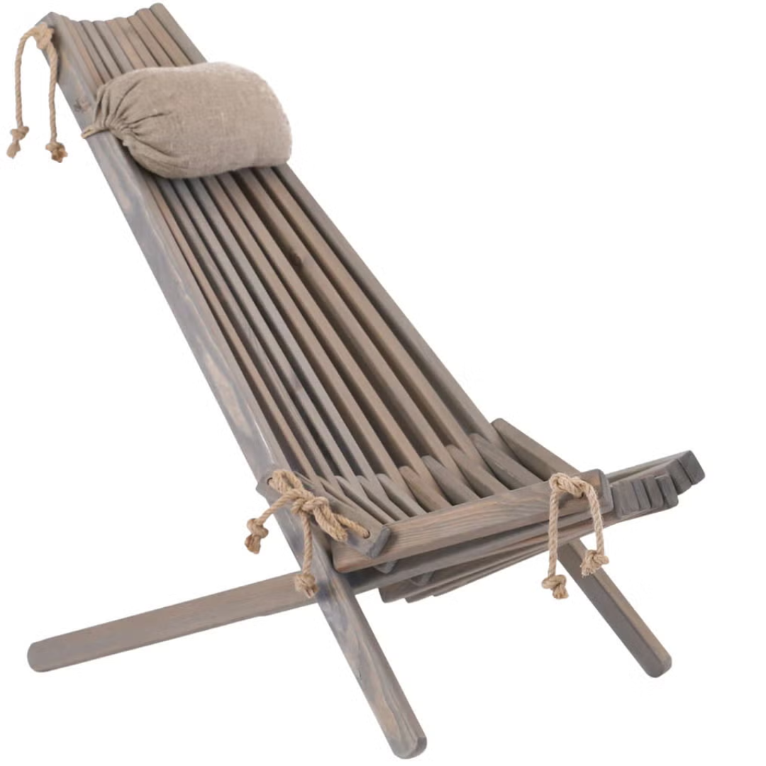 Grey Oiled Pine Eco Chair