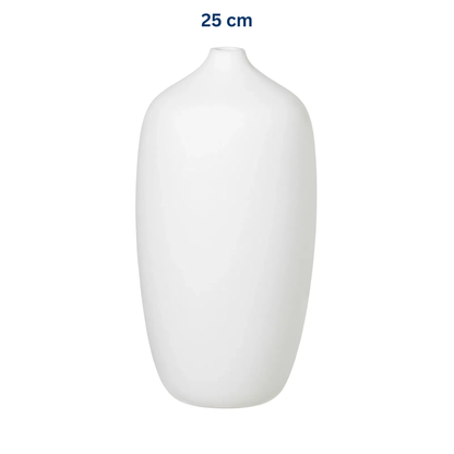 White Ceramic Vase in 3 Sizes