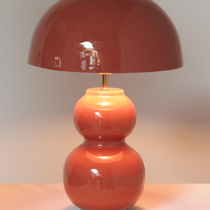 Lacquered Bulb Table Lamp in 2 Colours