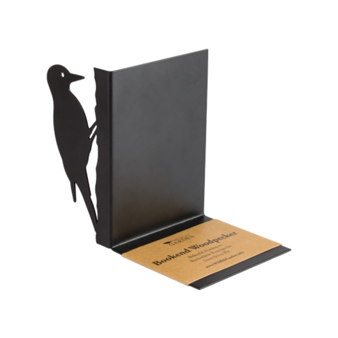 Silhouette Woodpecker Bookends