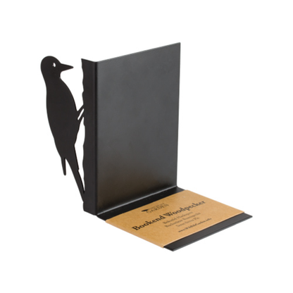 Silhouette Woodpecker Bookends